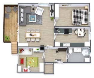 Two Bedroom - Grand Station Crossing