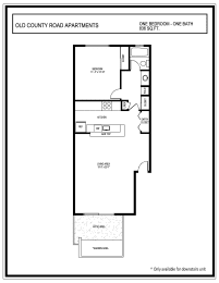 the floor plan of old country road apartments
