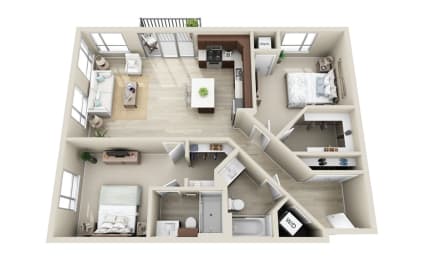 B11 Floorplan at 71 France, Edina, 55435