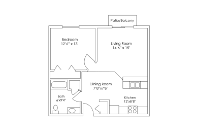 Evergreen Apartments Isanti MN 1 Bedroom 1 Bath Apartment