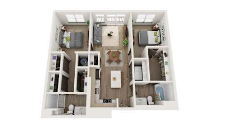 2 Bedroom, 2 Bath 1,073 Sq Ft - Railway Flats, Loveland, CO
