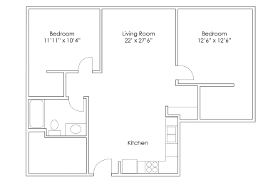 Grand Forks ND Two Bedroom Apartment