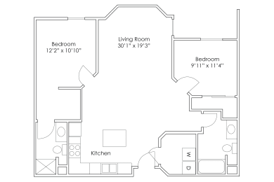 Grand Forks ND Two Bedroom Apartment