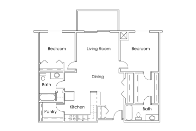 Monticello Village MN 2 Bedroom 2 Bath Apartment