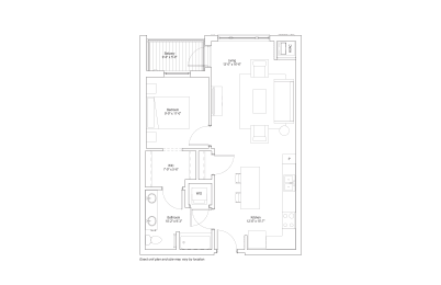 the everly condo floor plan  residences at the galleria  floor plan closet