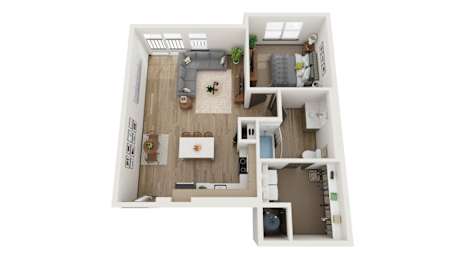 1 Bedroom, 1 Bath 838 Sq Ft - Railway Flats, Loveland, CO