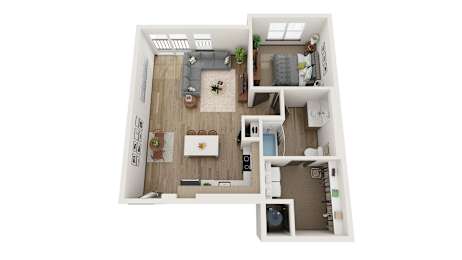 1 Bedroom, 1 Bath 815 Sq Ft - Railway Flats, Loveland, CO