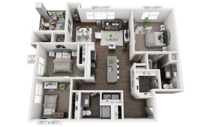  Floor Plan C1