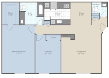 a4 floor plan | the mansions on the park