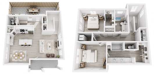 C Floor Plan at Alante Homes at Spring Run, Caldwell, 83607