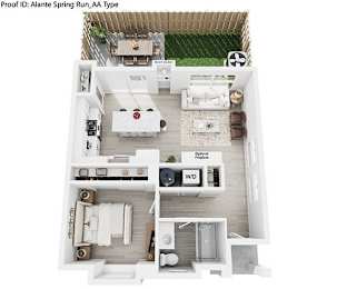 Kindred Floor Plan at Alante Homes at Spring Run, Idaho