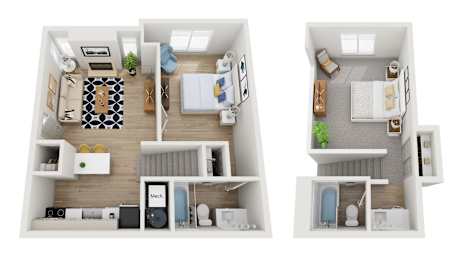 2 bed 2 bath at AVIA Lofts on Parkway Apartments, Vancouver, Washington