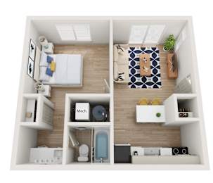 1 bed 1 bath B at AVIA Lofts on Parkway Apartments, Vancouver, WA, 98662