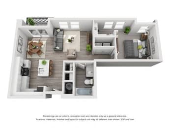 Covey Floor Plan at 200 City View, Provo, UT