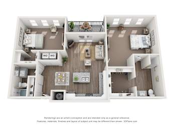 2 bed 2 bath A The Bluff