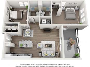 2 bed 2 bath The Electric