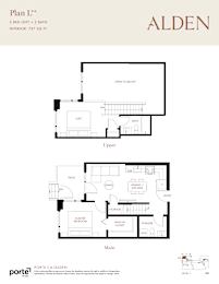  Floor Plan 2 Bed Loft