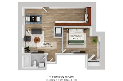 The Deming 508-GS Floor Plan