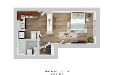 The Deming 512 1-3E Floor Plan