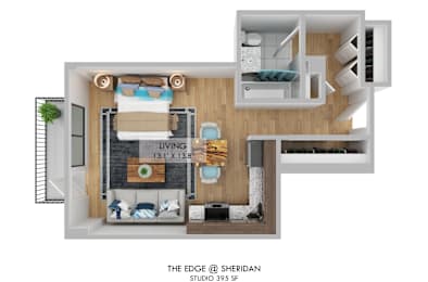 The Edge Studio Floor Plan