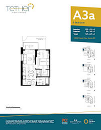  Floor Plan 1 Bedroom - A1