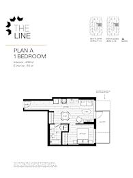  Floor Plan 1 Bedroom Plan A