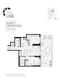 A floor plan for a two bedroom apartment is displayed.
