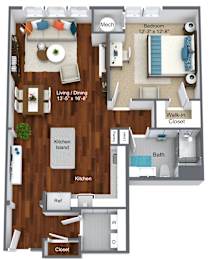 Haverford Floorplan at Canvas Valley Forge, Pennsylvania
