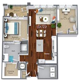 Devon Ansi Floorplan at Canvas Valley Forge, King of Prussia, Pennsylvania
