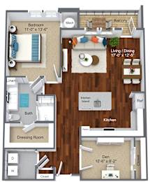 Paoli Floorplan at Canvas Valley Forge, King of Prussia, PA, 19406