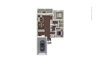 2 bed 2 bath A at The Spring at Silverton Apartments, Fort Worth, TX