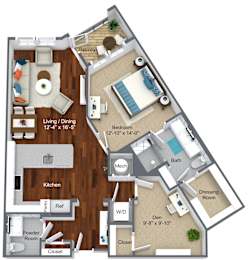 Glenmoore Floorplan at Canvas Valley Forge, Pennsylvania