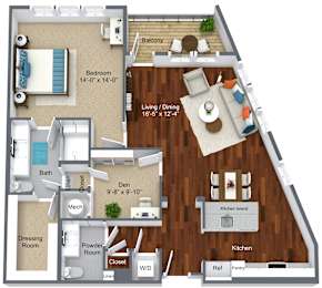 Narberth Floorplan at Canvas Valley Forge, King of Prussia, PA, 19406