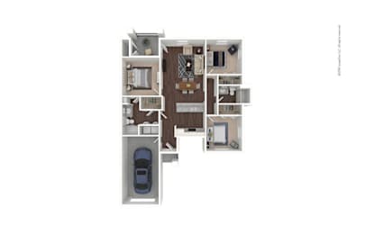 3 bed 2 bath at The Spring at Silverton Apartments, Texas, 76133