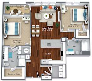 Solebury Floorplan at Canvas Valley Forge, King of Prussia, 19406