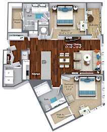 Lafayette Floorplan at Canvas Valley Forge, Pennsylvania, 19406