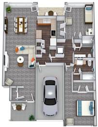 Columbia Floorplan at Vancouver Pointe, Washington, 98661