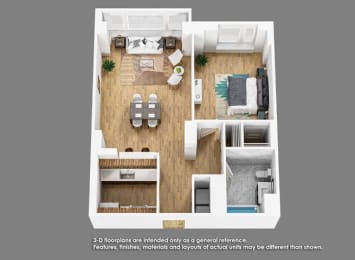 A01fix Floor Plan at Shearwood Station, New Rochelle, 10801