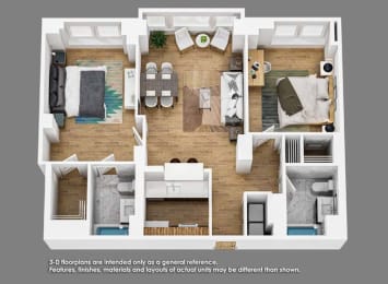 B05 Floor Plan at Shearwood Station, New Rochelle, NY, 10801