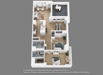 B12 Floor Plan at Shearwood Station, New Rochelle, NY, 10801