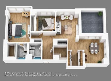 B15 Floor Plan at Shearwood Station, New Rochelle, New York