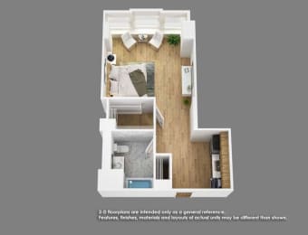 s1 Floor Plan at Shearwood Station, New Rochelle, New York