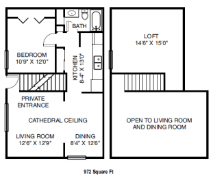 1 BR Loft