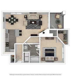1x1 778 sqft at Franciscan of Arlington, Arlington, Texas