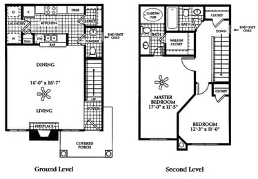  Floor Plan B8BG - Attached Garage Trinity  (Townhome)