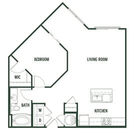 Basswood Floorplan at Arcadia Decatur, Decatur, GA