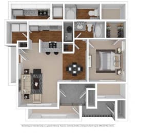A4 Floor Plan at The Atlantic Vinings, Georgia