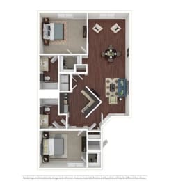 Cayman 2 Beds | 2 Baths | 1,142 sq ft Palms of Boca Del Mar  at Palms of Boca Del Mar, Boca Raton, Florida