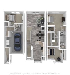 Bed 3 Bath 3 B at The Barrington Club, Coral Springs, FL 33065