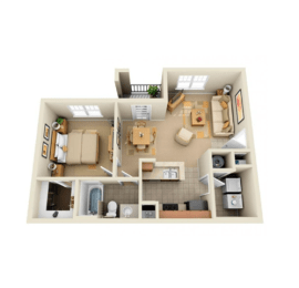 1 b 1 b SQ FT 680- Station at The Atlantic Station, Ft Worth, Texas